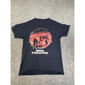 Chris Stapleton Shirt Mens M Black Tour 2021 Concert Graphic Tee Tagless